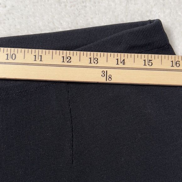 Misook Nancy Pull On Knit Pants Womens Sz M Black Straight Leg Elastic Waist - Picture 10 of 14